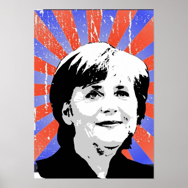 Póster Angela Merkel (Frente)