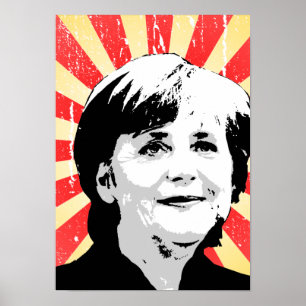 Póster Angela Merkel