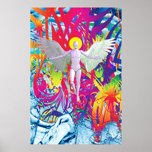 Poster Angelic Robot (Frente)