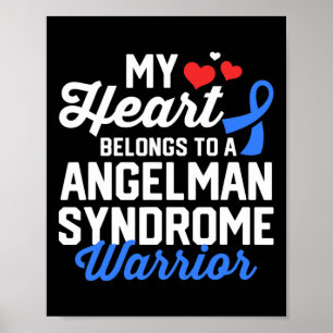 Poster Angélico Síndrome de Warrior Survivor Support Awar