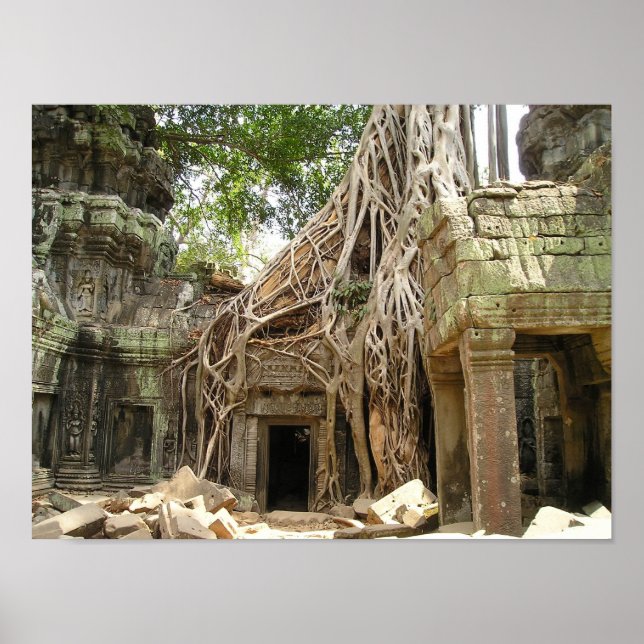 Póster Angkor Wat Camboja (Frente)