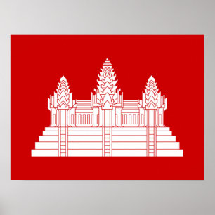 Póster Angkor Wat Ver.2.0. Khmer Temple