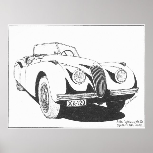 Póster Anglaises-Jaguar (Frente)