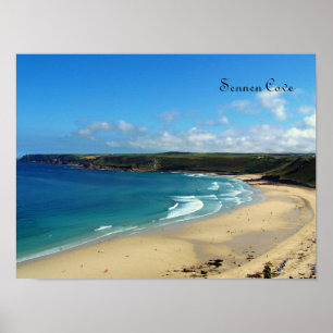 Poster Angra Cornualha Inglaterra de Sennen