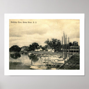 Póster Angra de Robbins, vintage de Toms River,