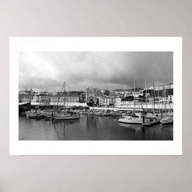 Poster Angra do Heroismo: Terceira, Açores (Frente)