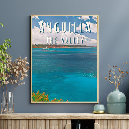 Poster Anguila: L'île paradisiaque aux plages de rêve