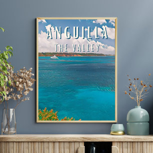 Poster Anguila: L'île paradisiaque aux plages de rêve