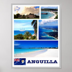 Poster Anguila - Mosaico -