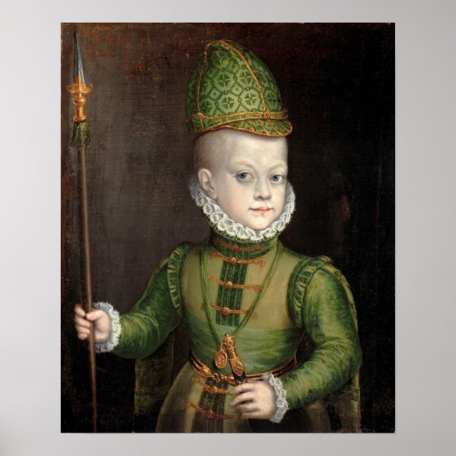 Poster Anguissola - Retrato De Um Menino Na Corte Espanho (Frente)