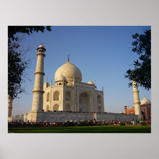 Póster ângulo taj mahal (Frente)