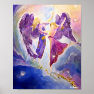 Póster Ângulos de óleos celestes