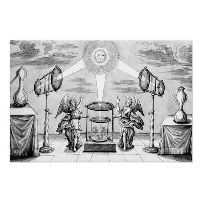 Póster Ângulos divinos da alquimia (Frente)