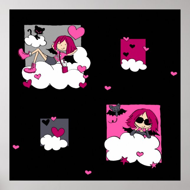 Póster Ângulos góticos (Frente)