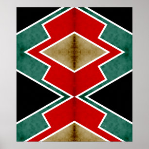 Póster Ângulos Zig Zag 4