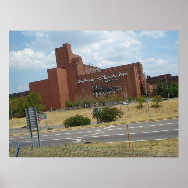 Poster Anheuser-Busch na Rua. (Frente)