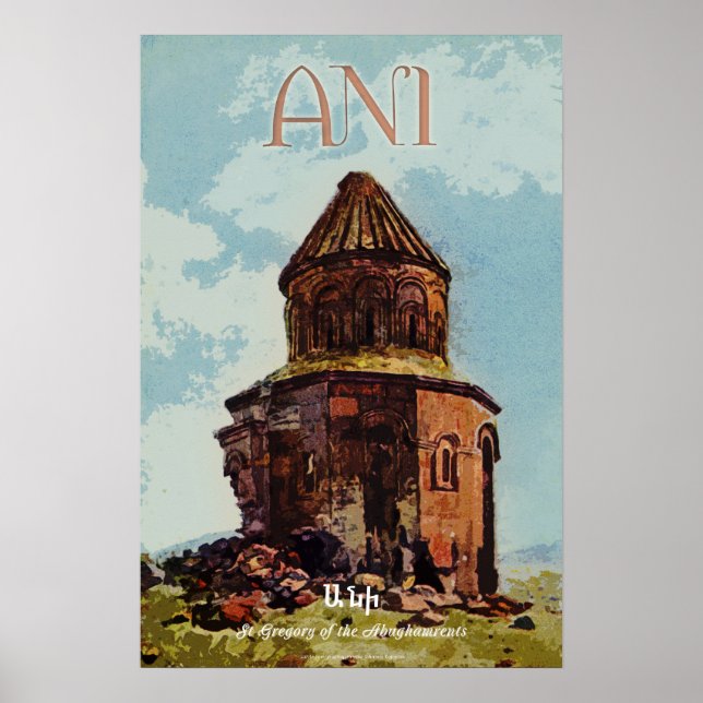 Póster Ani, Cidade Antiga da Armênia (Frente)