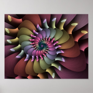 Póster Anima Aura - Psicedélica Colorida