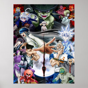 Poster Animação de Todos os Caracteres