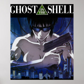 Poster Animação fantasma no clássico shell