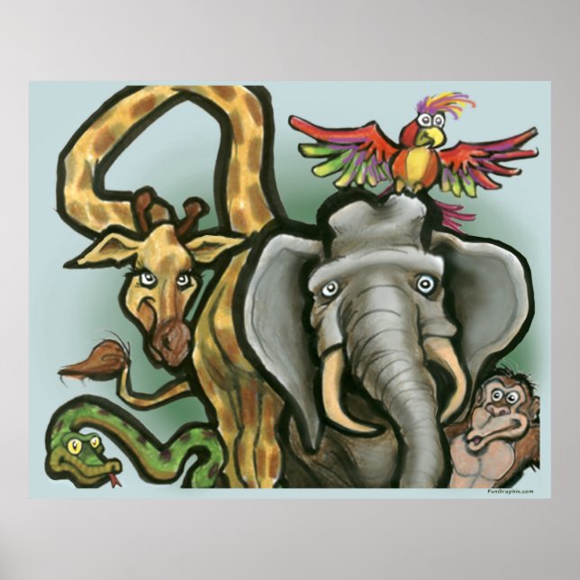 Poster Animais (Frente)