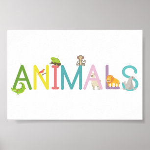 Poster Animais