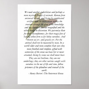 Poster Animais da Casa Ultraperiférica