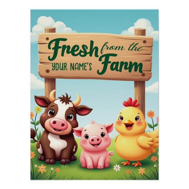 Póster Animais da exploração culinária, sob sinal de Faze (Frente)
