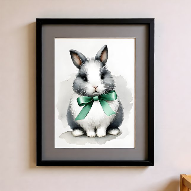 Poster Animais da Fazenda da Creche Toque de Cor Coelho (Criador carregado)