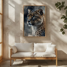 Poster Animais da Floresta Arte Rústica de Parede | Poste