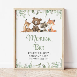 Poster Animais da Floresta, Floresta, Selvagem Um, Bar Mo