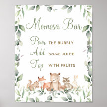 Animais da Floresta Greeneram Bar Mãe-osa Momosa