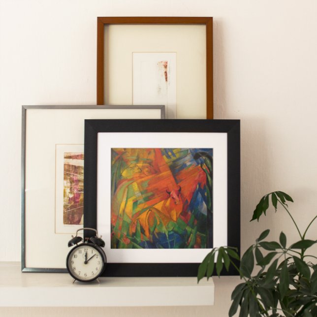 Póster Animais em uma paisagem por Franz Marc (Criador carregado)