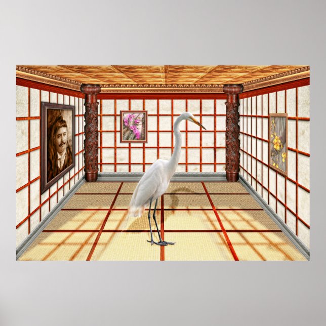 Póster Animal - A Garça (Frente)
