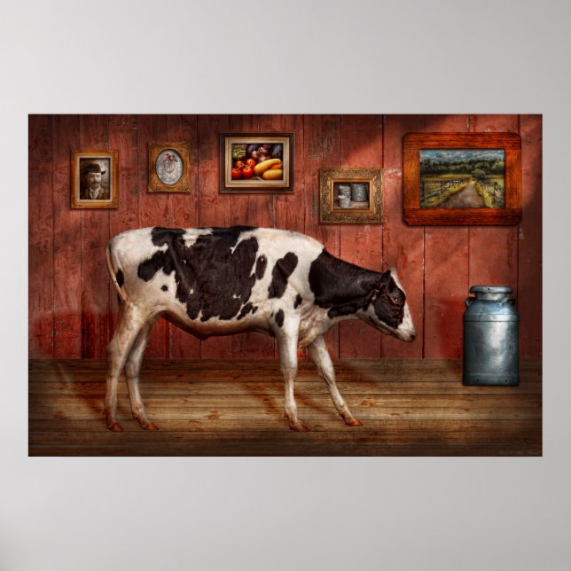 Póster Animal - A Vaca (Frente)