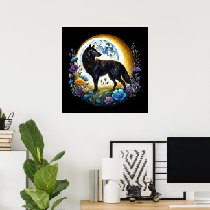 Poster animal amante lobo legal