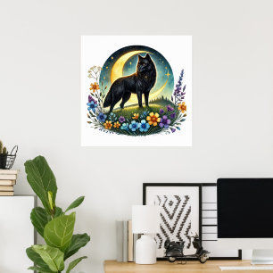 Poster animal amante lobo legal