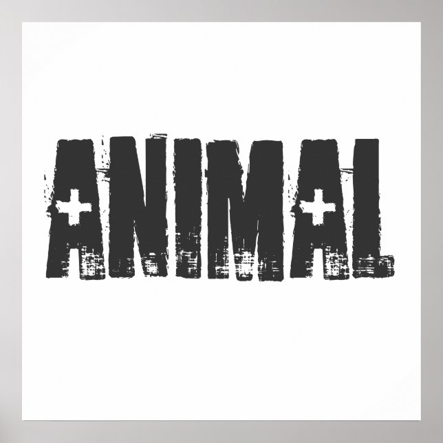 Poster Animal - Corpo Fisiculturismo Fitness (Frente)