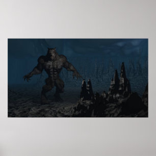 Póster Animal da caverna