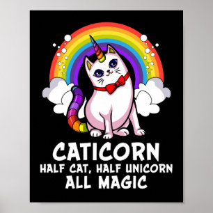 Poster Animal de estimação mágico do arco-íris do gat