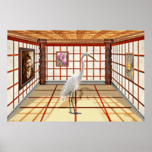 Póster Animal - O Egret