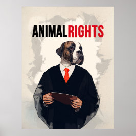 Poster Animal Rights
