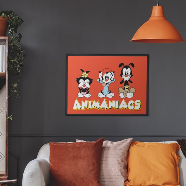 Poster Animaniacs | Warner Siblings "No Mau" Graphic (Criador carregado)