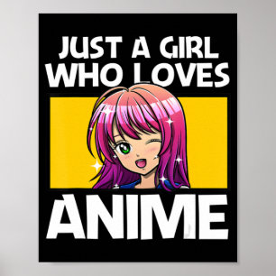 Poster Anime Art Para Mulheres Adolescentes Animes Merch 