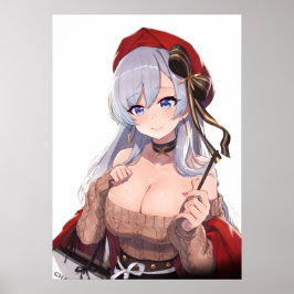 Poster Anime Beret Hottie