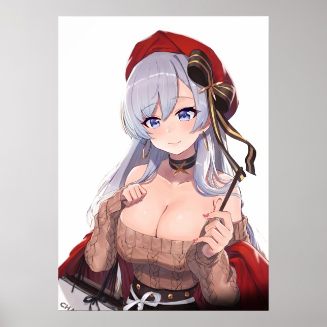Poster Anime Beret Hottie (Frente)