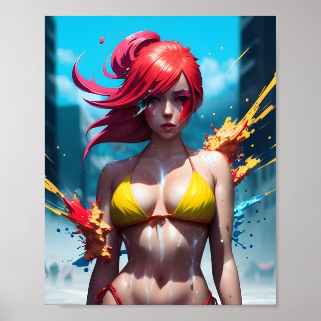 Poster Anime Girl (Frente)