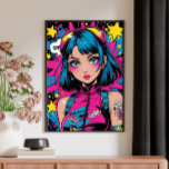 Poster Anime Girl Poster-Modern Pop-Art Style Wall Deco P<br><div class="desc">Adicione uma personalidade ousada ao seu espaço com esta vibrante poster de anime no estilo moderno de pop. Apresentando cores impressionantes, design de personagens expressivas e uma reviravolta contemporânea divertida, esta arte em parede é perfeita para fãs de anime, amantes de pop art, e qualquer um que desfrute de uma...</div>