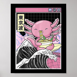 Poster Anime Girl Waifu Who Loves Anime Ramen And Sketchi