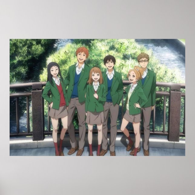 Poster Anime Laranja (Frente)